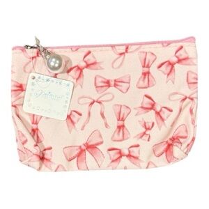 Small Pink Bow Pouch